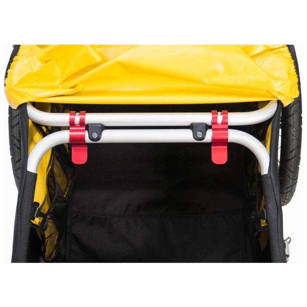 Burley Fietskar Nomad Transport Yellow / Black MY23 - Le Coq Wielerartikelen
