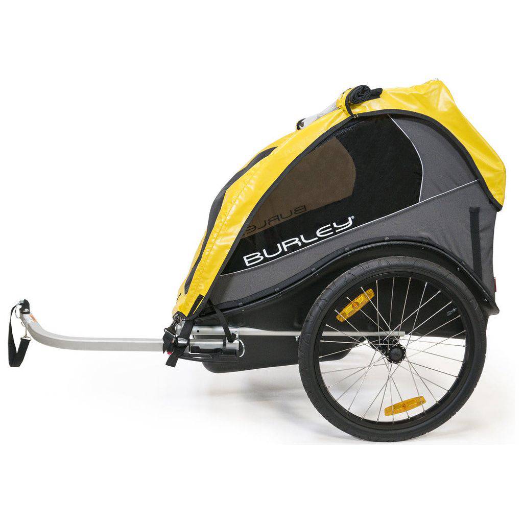 Burley Fietskar Rental Cub 2 Kind Yellow - Le Coq Wielerartikelen