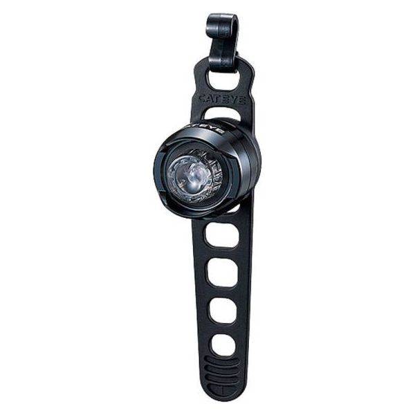 Cateye ORB SL-LD160-F LED koplamp met batterijen, zwart, compact en krachtig voor fietsverlichting
