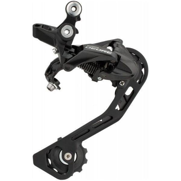 Shimano Deore RD-T6000 10-speed achterderailleur in zwart, direct mount Shadow SGS voor racefietsen en mountainbikes.