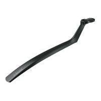 Zwart SKS S-Blade vaste achterspatbord van PVC voor 28-inch fietsen, beschermt tegen water en modder.
