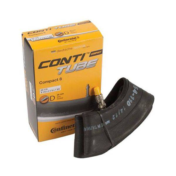 Conti binnenband 8 inch Compact 54-110 met Dv40Mm ventiel, geschikt voor fiets of kinderwagen, zichtbaar in de afbeelding