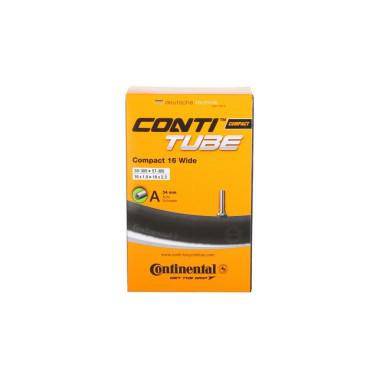 Binnenband 20 inch Continental Compact met Schrader vent voor MTB, 20x1.90-2.125, 34mm breedte, geschikt voor fietsgebruik