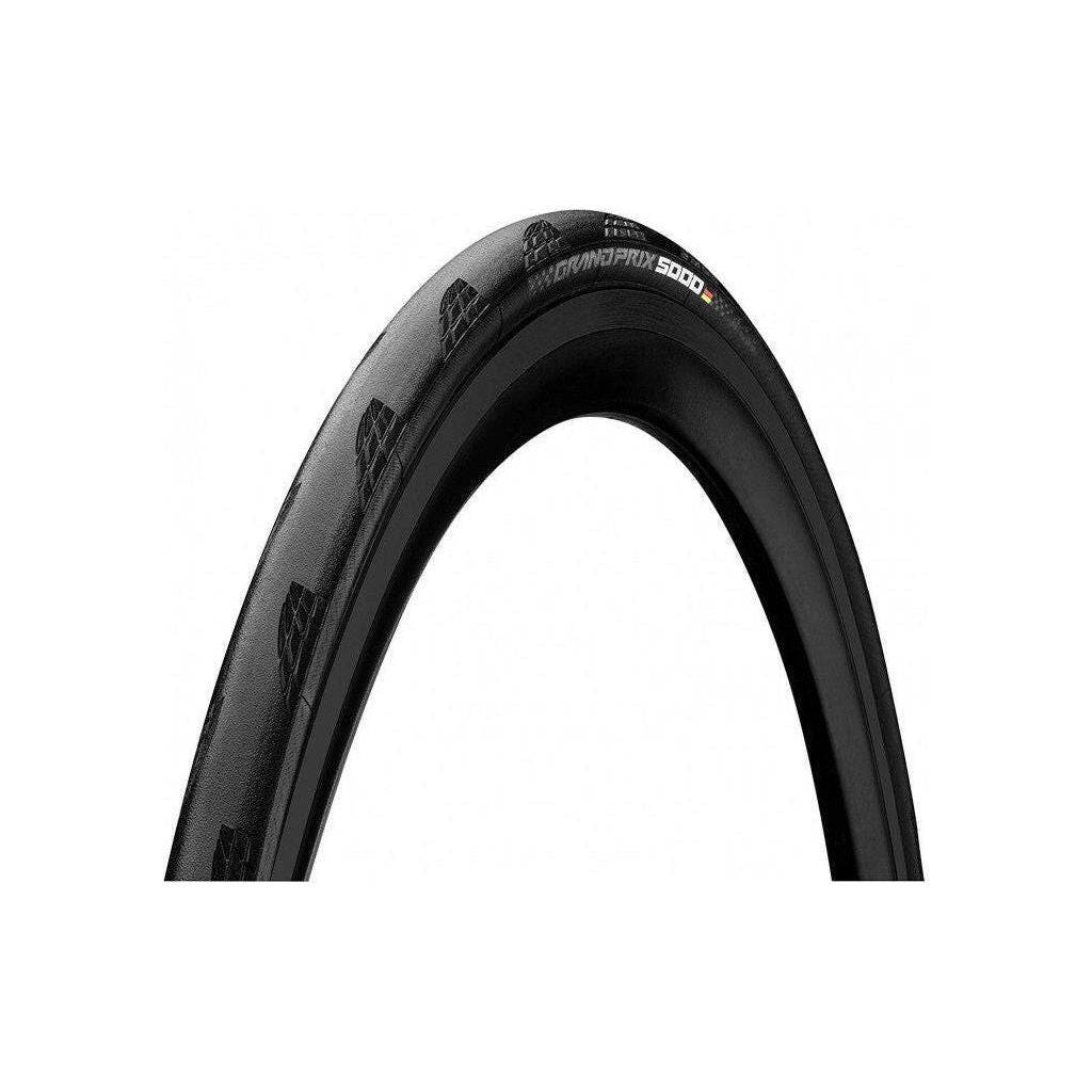 Continental Grand Prix 5000 racefiets band, 23 mm, zwart, snel en lichtgewicht voor wielrennen.