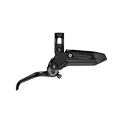 Zwarte Sram Rem Level Silver C1 DB 4P MTB schijfrem met linkerzijde remhendel, geschikt voor mountainbikes.