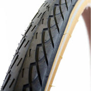 Deli Tire buitenband SA-206 24x1.75 voor stadsfiets, zwart, robuuste fietsband met profiel geschikt voor stadsritten
