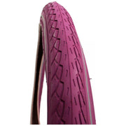 Deli Tire buitenband SA-206 26x1.75 voor stadsfiets, zwarte en crème kleur, rubber fietsband met profiel.