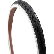 Deli Tire buitenband SA-206 26x1.75 voor stadsfiets, zwart-creme, stevige fietsband met profiel voor stadsverkeer