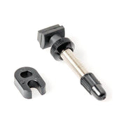 DT Swiss tubeless ventiel voor MTB, 32 mm, stevige aluminium constructie, geschikt voor tubeless banden op mountainbikes