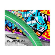 Dutch Perfect stadsfiets buitenband 28x1.40" (40-622mm) anti-lek, bruin, geschikt voor stadsfietsen.