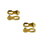 KMC 10R Missinglink 10-speed verbindingsset goud, 2 stuks, kettingschakels en pennen voor fietsketting reparatie