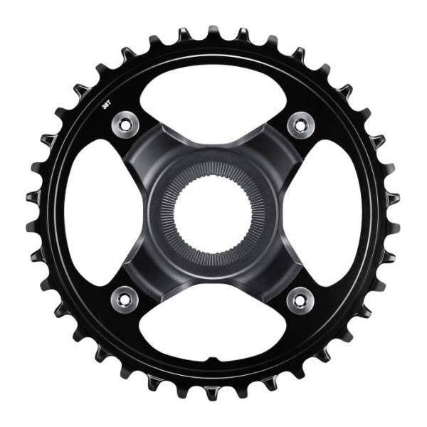 Shimano Steps Sm-Cre80 38T kettingblad voor 11-speed, geschikt voor 50 mm kettinglijn, zichtbaar met tandwielen en montagegaten
