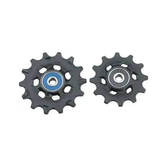 Sram Xx1/X01 Eagle Ceramic derailleurwieltjes voor 12-speed mountainbike, zwart met keramische lagers en metalen behuizing