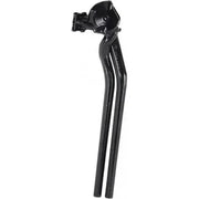 Zwarte Esge Middenstand 28 standaard 2-poot, stabiele metalen standaard voor professionele apparatuur.