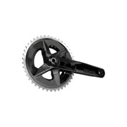 Sram Riv Axs Wide D1 Dub racefiets cranksysteem, 172,5 mm crankstel met DUB bottom bracket, zwart en robuust design