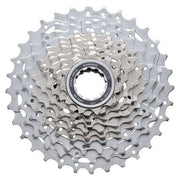 Shimano SLX CS-HG81 10-speed cassette voor mountainbikes, zilverkleurige fietsversnellingscassette met tandwielreeks