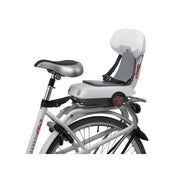 Polisport Guppy Junior kinderfietsstoel met bagagedragerbevestiging voor kinderen tot 35 kg, achterop de fiets geïnstalleerd