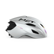 MET racefiethelm Manta Mips met aerodynamisch ontwerp en ventilatieopeningen, geschikt voor wielrennen.