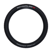 Zwarte 26-inch Schwalbe Rocket Ron TLE ADDIX Speed MTB buitenband met vouwband voor snelle off-road ritten