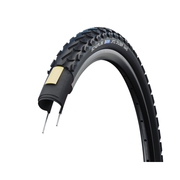 Zwarte Schwalbe Land Cruiser K-Guard 28x1.60 stadsfietsband met antileklaag, geschikt voor stadsfietsen.