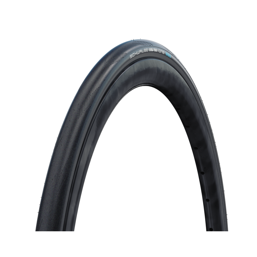 Zwarte Schwalbe One 365 28-inch racefiets buitenband met Addix 4Season Raceguard vouwband, geschikt voor alle weersomstandigheden