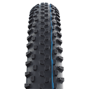 Zwarte Schwalbe Racing Ray MTB-vouwband met Super Ground profiel, 26 x 2.25 inch, geschikt voor mountainbikes.