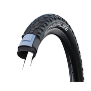 Schwalbe 27,5" Johnny Watts MTB buitenband met Addix Raceguard en Double Defense voor extra bescherming, zichtbaar op de afbeelding.