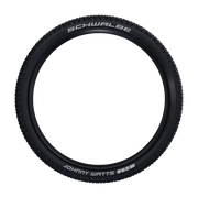 Schwalbe MTB buitenband 27.5" Johnny Watts Addix Raceguard, dubbele bescherming, zwart met bandenprofiel.