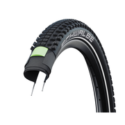 Schwalbe 27,5" Johnny Watts 365 MTB buitenband met Addix 4Season Raceguard, zwart, reflex en groene bescherming.