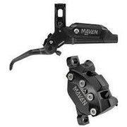 Zwarte Sram Rem Maven Silver A1 Db Dm MTB schijfremmen met zilveren remklauwen, zichtbaar op de afbeelding.