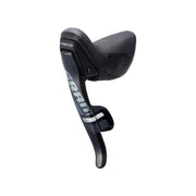 Sram Force22 11-speed dubbele knop shifters voor comfortabele en soepele schakeling, geschikt voor racefietsen.