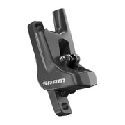 Zwarte Sram Rem Level V DB remklauw met caliper en remblokken, geschikt voor mountainbikes en snel remmen.