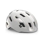 Grijze MET E-Bike helm E-Mob voor fietsers, maat 52-56 cm, met ventilatiegaten en comfortabele pasvorm