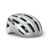 MET racefietshelm Miles Mips in coral, verstelbare helm met ventilatie voor wielrenners, maat 52-58 cm.