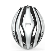 MET Trenta Mips racefietshoofdbescherming, navy en zilver, geschikt voor 52-56 cm hoofd, stevig en aerodynamisch ontwerp