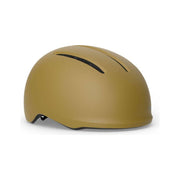 Zwarte MET Vibe e-bike helm met USB LED-achterlicht en verstelbare pasvorm, geschikt voor hoofdomtrek 52-56 cm.