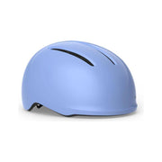 Zwarte MET Vibe E-bike helm met USB LED-achterlicht en verstelbare pasvorm voor fietsveiligheid en comfort.