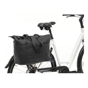 Nieuwe Looxs Verla leren fietstas voor enkel, cognac kleur, 21 liter, geschikt voor laptop, gemaakt van luxe leer.
