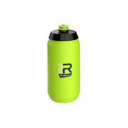 Transparante Polisport R550 lichtgewicht bidon van 550 ml voor sportief gebruik, zichtbaar met flexibele drinktuit en duurzame constructie.