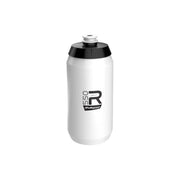 Transparante Polisport R550 lichtgewicht bidon van 550 ml, geschikt voor sport en fietsen.