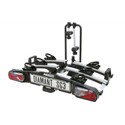 Pro-User Diamant SG3 fietsendrager voor 3 fietsen, vouwbaar, voor trekhaak, stevig en gebruiksvriendelijk.
