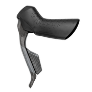 Zwarte Sram Rival AXS E1 12/13V hydraulische shifters voor racefiets, rechterkant, carbon afwerking, voor 12-speed schakeling