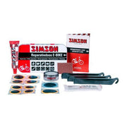 Simson bandenreparatieset voor e-bike met bandenreparatietools en kit, geschikt voor snelle reparaties onderweg.