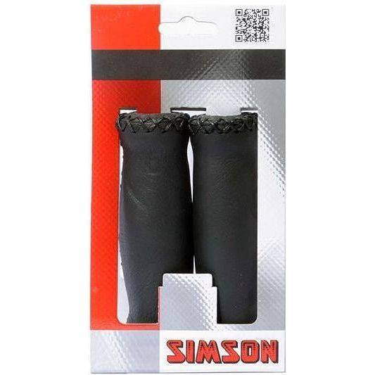 Simson Handvatten Leder Zwart Lang - Le Coq Wielerartikelen