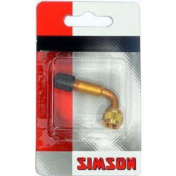 Simson pompnippel haaks voor autoventiel, ventielaccessoire, geschikt voor Simson voertuigen, zichtbaar in de afbeelding