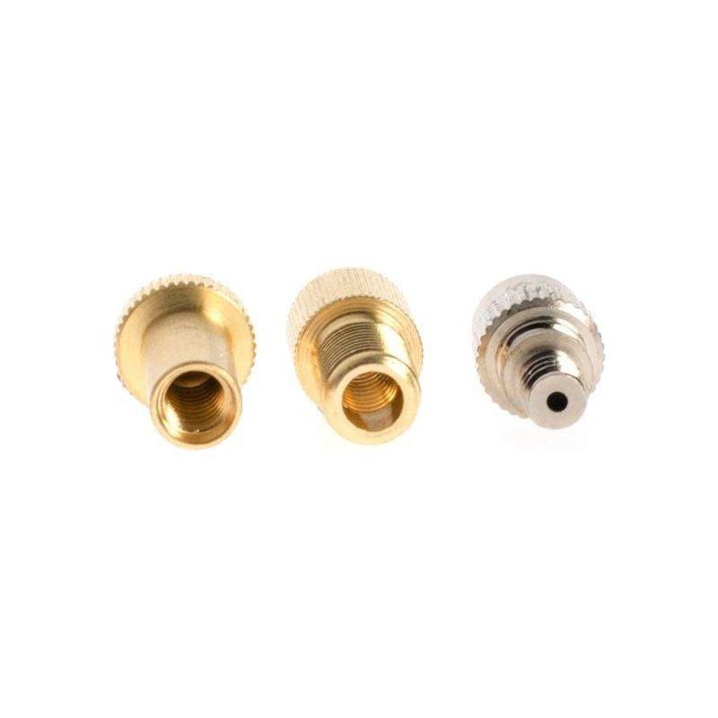 Simson pomp-nippels assortiment, 3-delig, ventielaccessoires voor fietsen met kunststof en metalen onderdelen