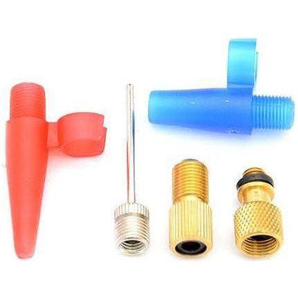 Set met verschillende Simson ventielnippels voor fiets en recreatie, geschikt voor pompnippelaccessoires en reparaties
