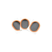 Set van 8 Simson binnenbandpleisters ovaal 22 Tm 35mm voor bandenreparatie, geschikt voor fiets of bromfiets.