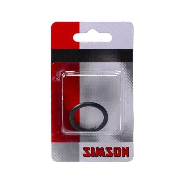 Simson fietspomp zuiger voor fietspomp onderdelen, zwart met metalen onderdelen, geschikt voor reparatie en onderhoud.