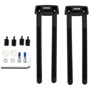 Simson ringslot montageset Flex, toebehoren voor fietsbeveiliging met metalen onderdelen en bevestigingsmateriaal.